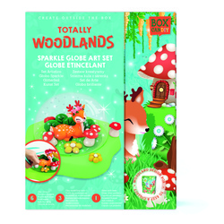 Box Candiy, zestaw kreatywny Śnieżna kula z sarenką