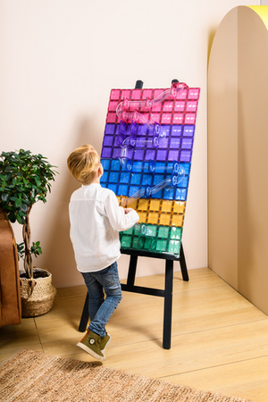 COBLO, magnetyczne klocki konstrukcyjne Kulodrom 100 elem. Pastel