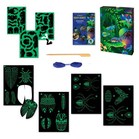 Box Candiy, zestaw kreatywny 3D zdrapka Robaczki