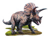 Puzzle Konturowe Madd Capp Triceratops 100 Elementów