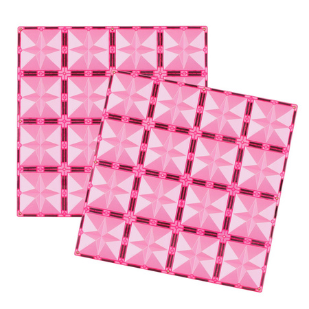 Klocki magnetyczne konstrukcyjne dla dzieci - Coblo 2 płyty 30x30