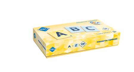 COBLO, nakładki na klocki - Duże litery 60 szt