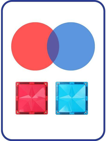 COBLO, magnetyczne klocki konstrukcyjne Transparent 20 elem.