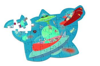 Scratch, Puzzle konturowe Kosmos 31 elem.