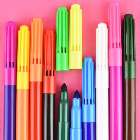 Magiczne flamastry zmieniające kolor 9 flamastrów - 18 kolorów