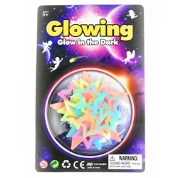 Gwiazdy i księżyce świecące w ciemności - mix wzorów