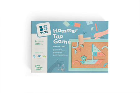 BS Toys, Drewniana przybijanka z kartami pracy