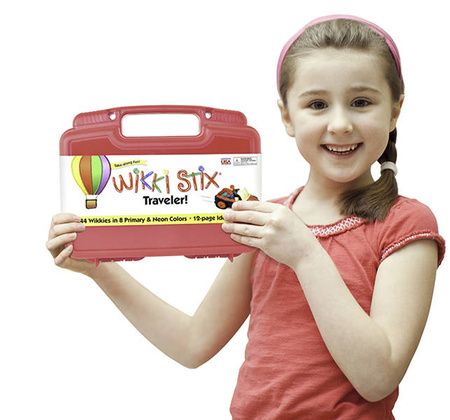 Woskowe sznureczki Wikki Stix - Czerwona walizka XL 144 szt