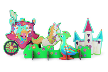 Scratch, Puzzle 2w1 -- 2D i 3D scenografia Księżniczka