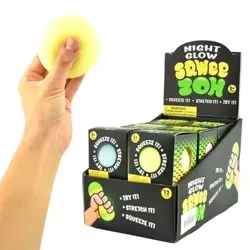 Sensoryczny gniotek NEON świecący w ciemności 7 cm  - mix kolorów