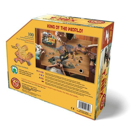 MADD CAPP, Puzzle konturowe I AM T-REX - 100 elem.