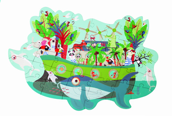 Scratch, Puzzle konturowe Arka 40 elem.