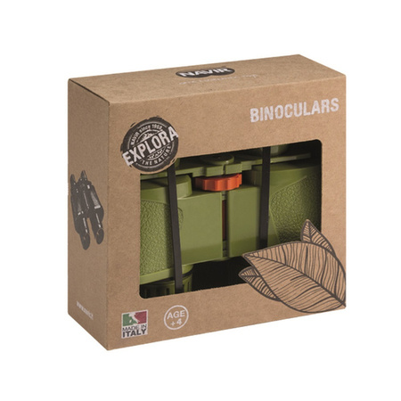 Navir, Lornetka zielono-pomaranczowa z osłoną i paskiem USZKODZONE OPAKOWANIE RABAT 5%