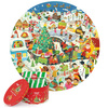 BOPPI, Puzzle okrągłe 58 cm - Christmas 150 elem.