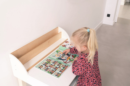 Scratch, magnetyczna układanka - kształty i kolory Sowa