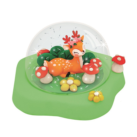 Box Candiy, zestaw kreatywny Śnieżna kula z sarenką