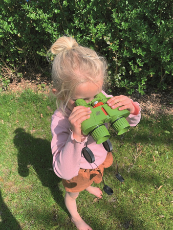 Navir, Lornetka zielono-pomaranczowa z osłoną i paskiem USZKODZONE OPAKOWANIE RABAT 5%