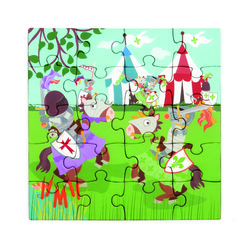 Scratch, Puzzle magnetyczne - książka podróżna Rycerze 2 obrazki 40 elem.