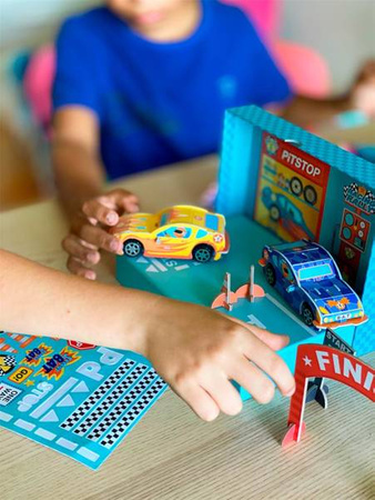 Box Candiy, zestaw kreatywny Wyścigówki pull back (2 szt)