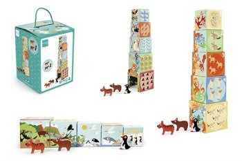 Scratch, Piramida edukacyjna DZIKIE ZWIERZĘTA (5 elementów)