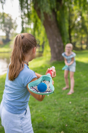 BS Toys, zestaw rakietek do Lacrosse z miękką piłką