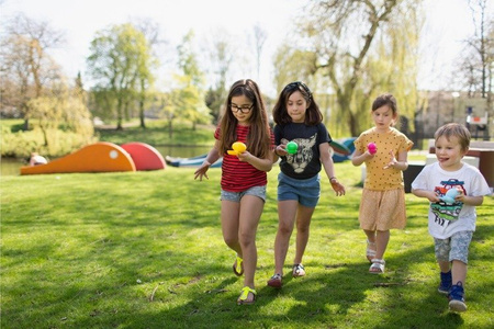 Gra dla dzieci jajka - BS Toys Wyścig Jajko Na Łyżce