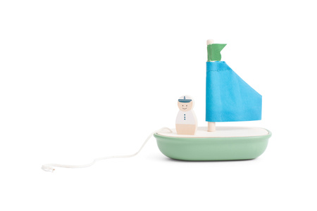 BS Toys, Drewniana łódka z kapitanem