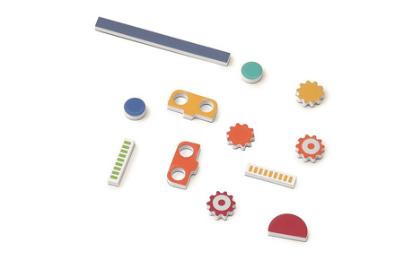 Scratch, magnetyczna układanka - kształty i kolory Roboty