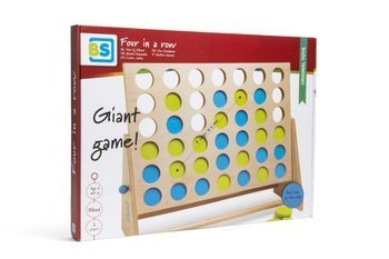 BS Toys, Gra 4 w Rzędzie Niebiesko-Zielone XL