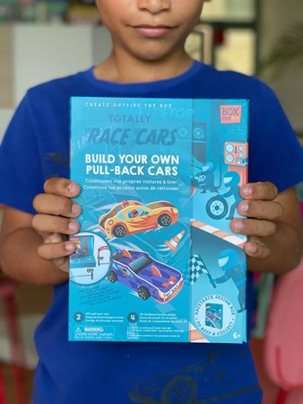 Box Candiy, zestaw kreatywny Wyścigówki pull back (2 szt)