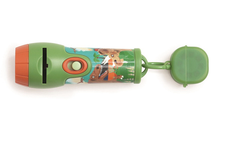 Projektor Latarka z Pojemnikiem Na Tarcze Dino XL