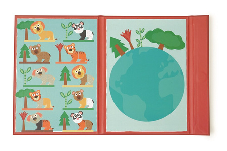 Scratch, magnetyczna układanka - kształty i kolory Zwierzęta