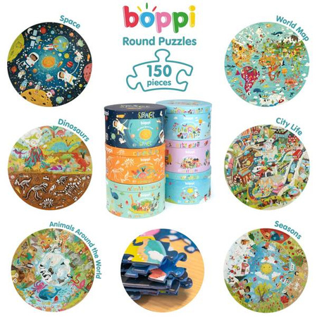 BOPPI, Puzzle okrągłe 58 cm - Pory roku 150 elem.