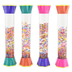 Klepsydra żelowa z kulkami timer XL 21 cm - mix kolorów