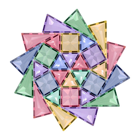 COBLO, magnetyczne klocki konstrukcyjne Pastel 100 elem.