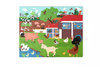 Scratch, 2 w 1 Puzzle magnetyczne i gra obserwacyjna - Farma 48 el.