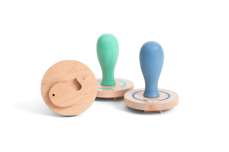 BS Toys, Zestaw drewnianych stempli na piachu