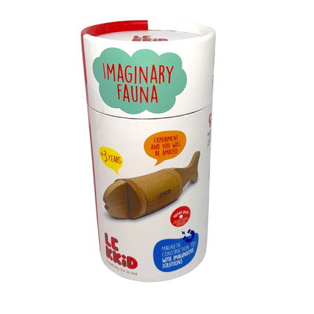 Lekkid, Konstrukcyjne drewniane klocki magnetyczne - RYBKA