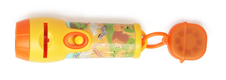 Scratch, Latarka/Projektor XL DZIKIE ZWIERZĘTA z pojemnikiem na tarcze/ 24 obrazy