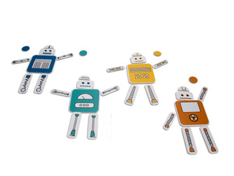 BS Toys, gra logiczna 3w1 Robot - mój przyjaciel