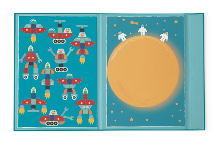 Scratch, magnetyczna układanka - kształty i kolory Kosmos