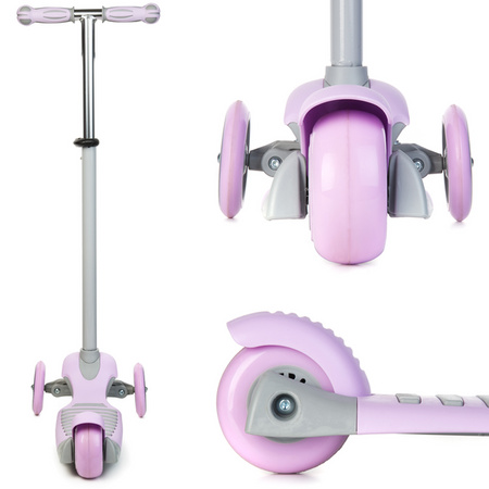 BOPPI, Sportowa hulajnoga 3-kołowa - 3/8 lat Fioletowa
