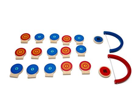 BS Toys, drewniana gra zręcznościowa Kolorowy cel - uszkodzone opakowanie 5% RABAT