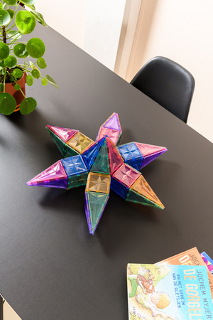 COBLO, magnetyczne klocki konstrukcyjne Basic 100 elem. + 74 edu zadania