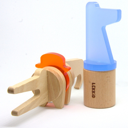 Lekkid, drewniane magnetyczne klocki konstrukcyjne - Dżungla