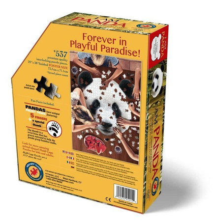MADD CAPP, Puzzle konturowe I AM - Panda 550 elem.