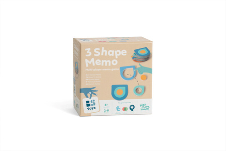 BS Toys, Drewniana gra pamięciowa - Dopasuj wzór
