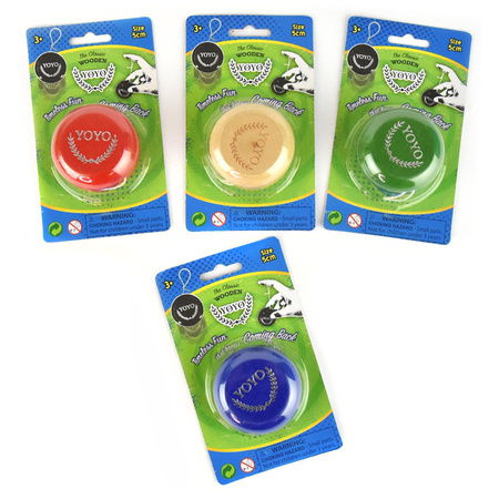 Drewniane jojo 5 cm - mix kolorów