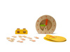 BS Toys, drewniana gra edukacyjna 2 x Zegar (cyfrowy i analogowy)