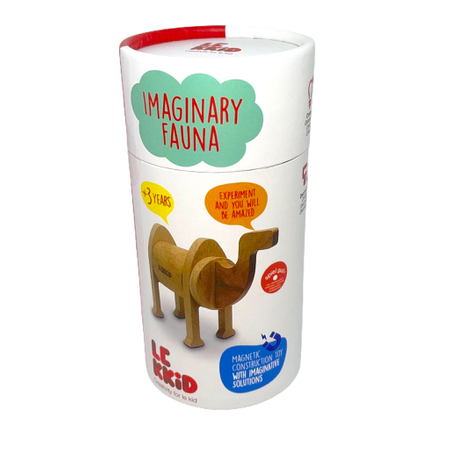 Lekkid, Konstrukcyjne drewniane klocki magnetyczne - WIELBŁĄD